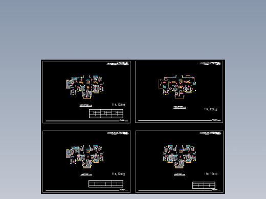 一梯三户住宅户型