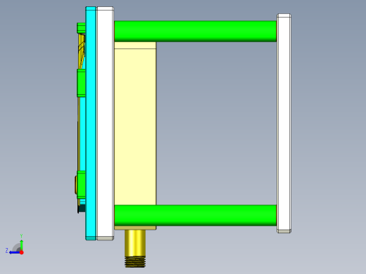 aap10_lcd_cover_al-笔记本CNC工装夹具三维模型CNC1右视缩略图
