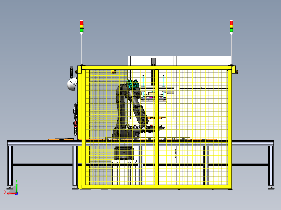 笔记本电脑自动搬运压合测试站sw16后视图