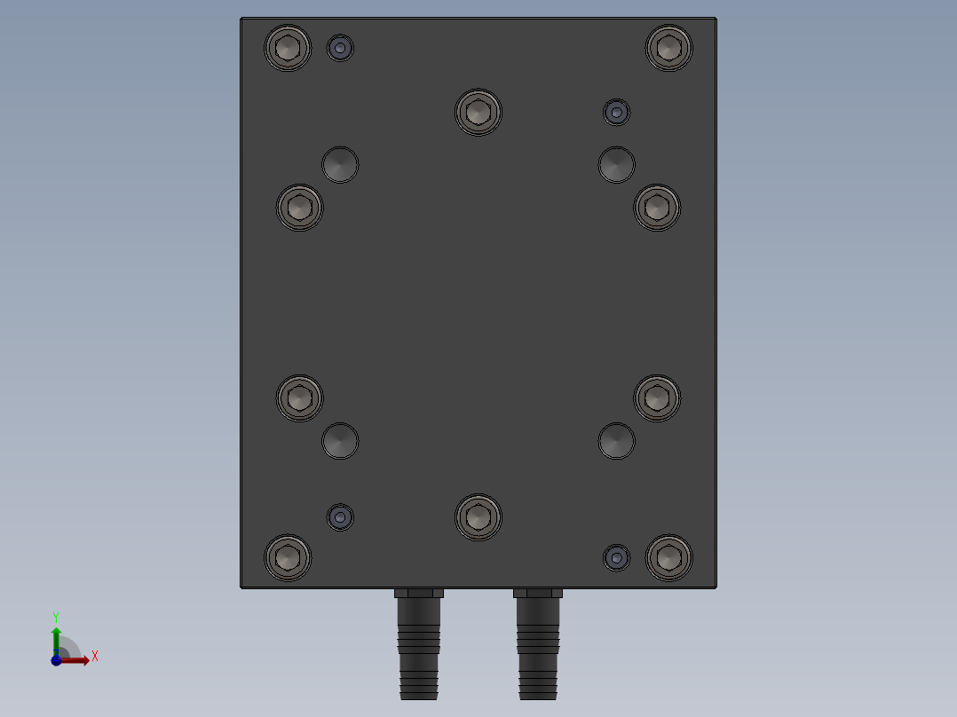 注塑模具、模具(146)前视图