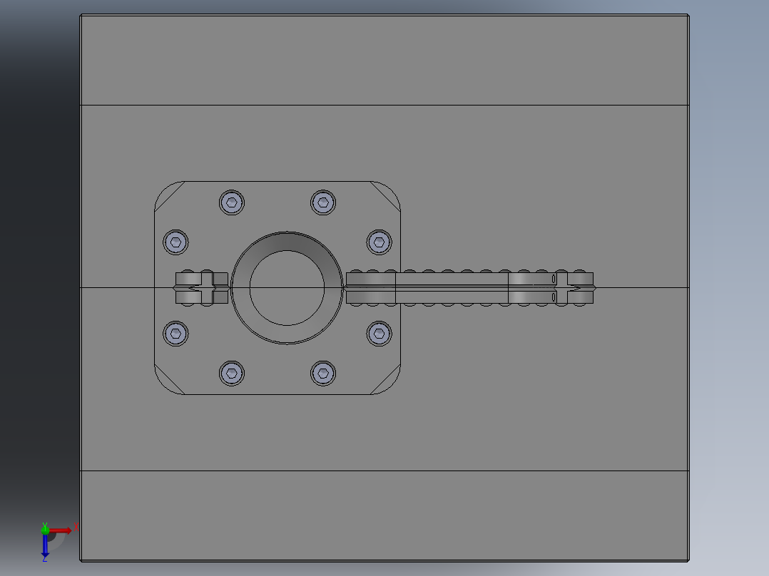注塑模具、模具(146)俯视图