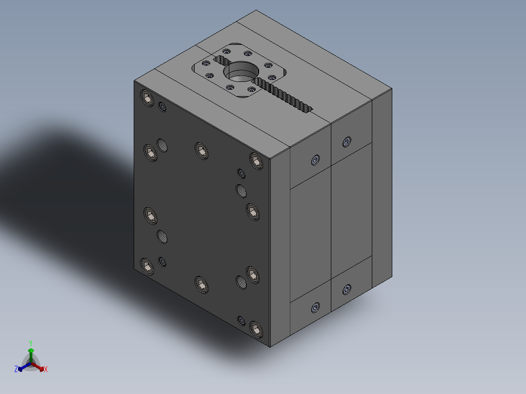 注塑模具、模具(146)正等轴测图