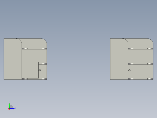 收纳盒左视缩略图