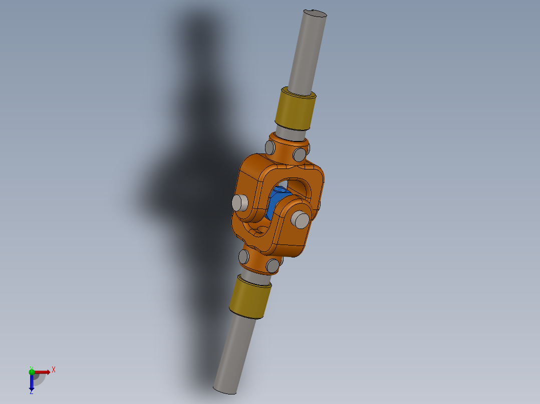 万向节(42)俯视图
