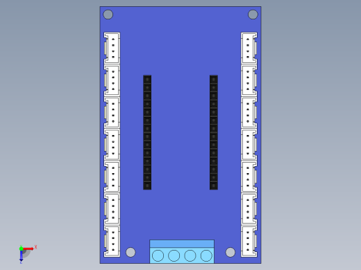 B3004397-Arduino MKR Grove 连接器载体俯视缩略图