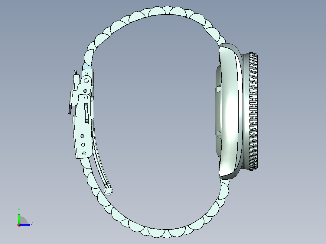 手表 skx009J M7011T左视图