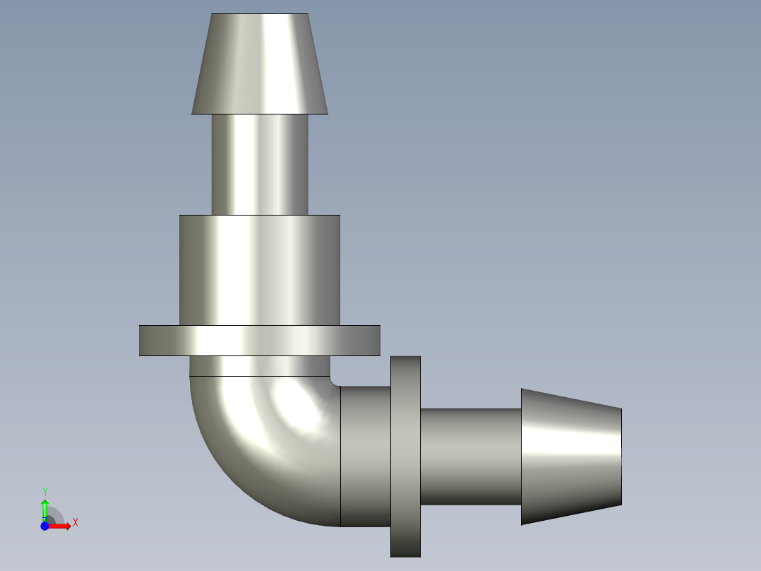 酱料瓶90度接头48-G1前视图