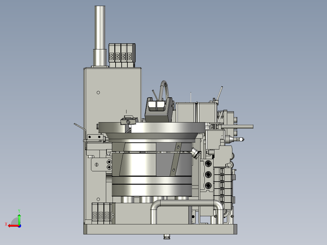 送料模组后视图