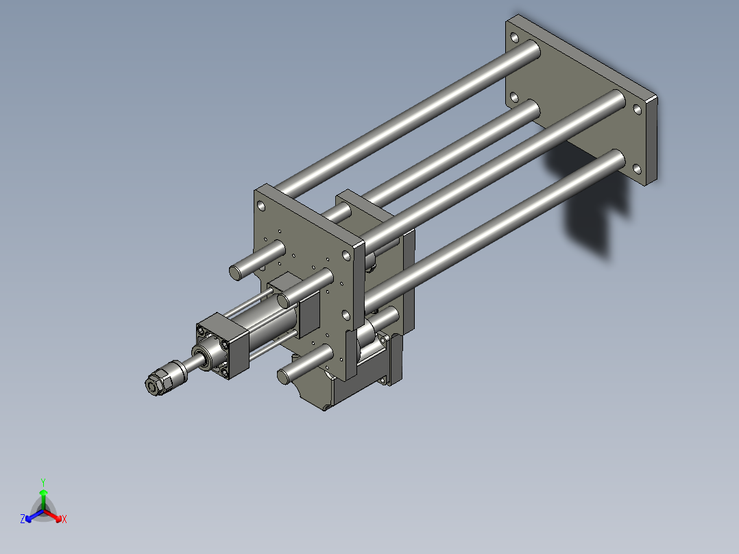 U000M5锁螺丝组件主视图