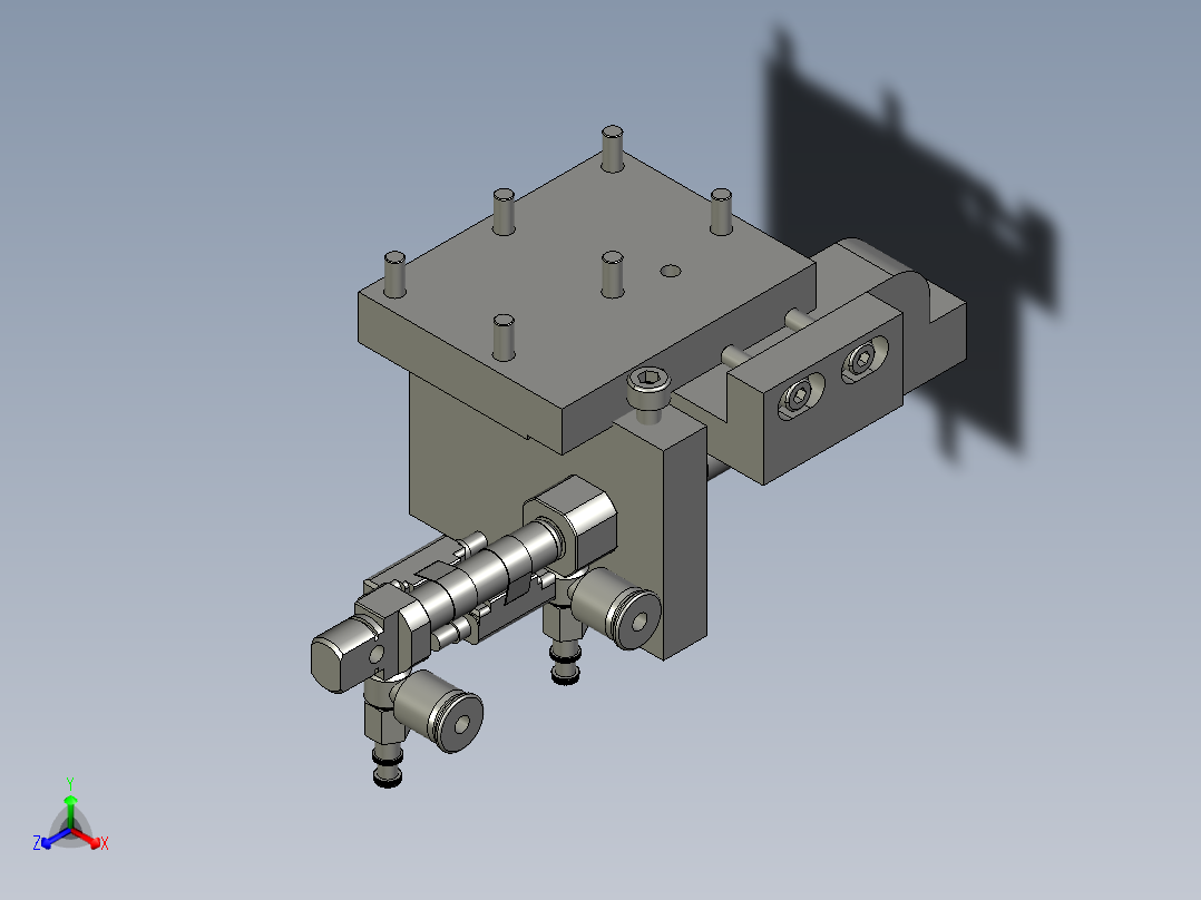 取料装置主视图