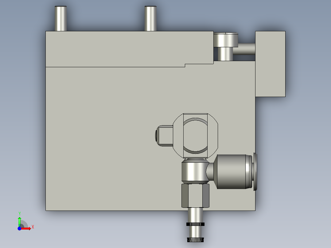 取料装置前视图