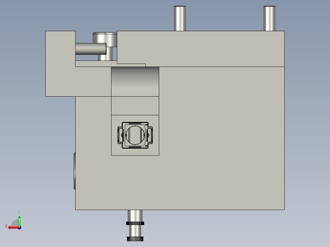 取料装置后视图