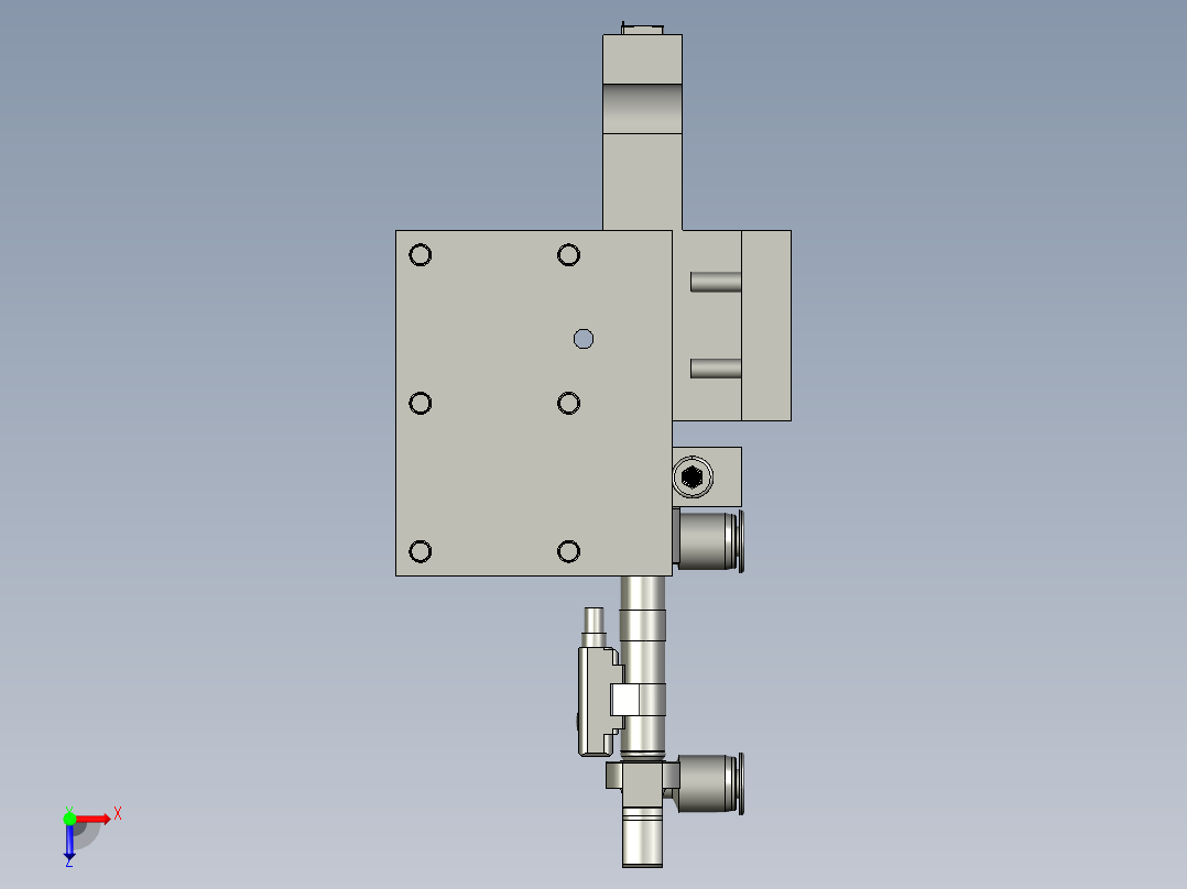 取料装置俯视图