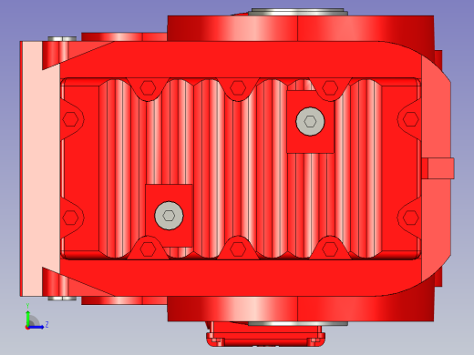 减速器 - KA97 DRN132SP4左视缩略图