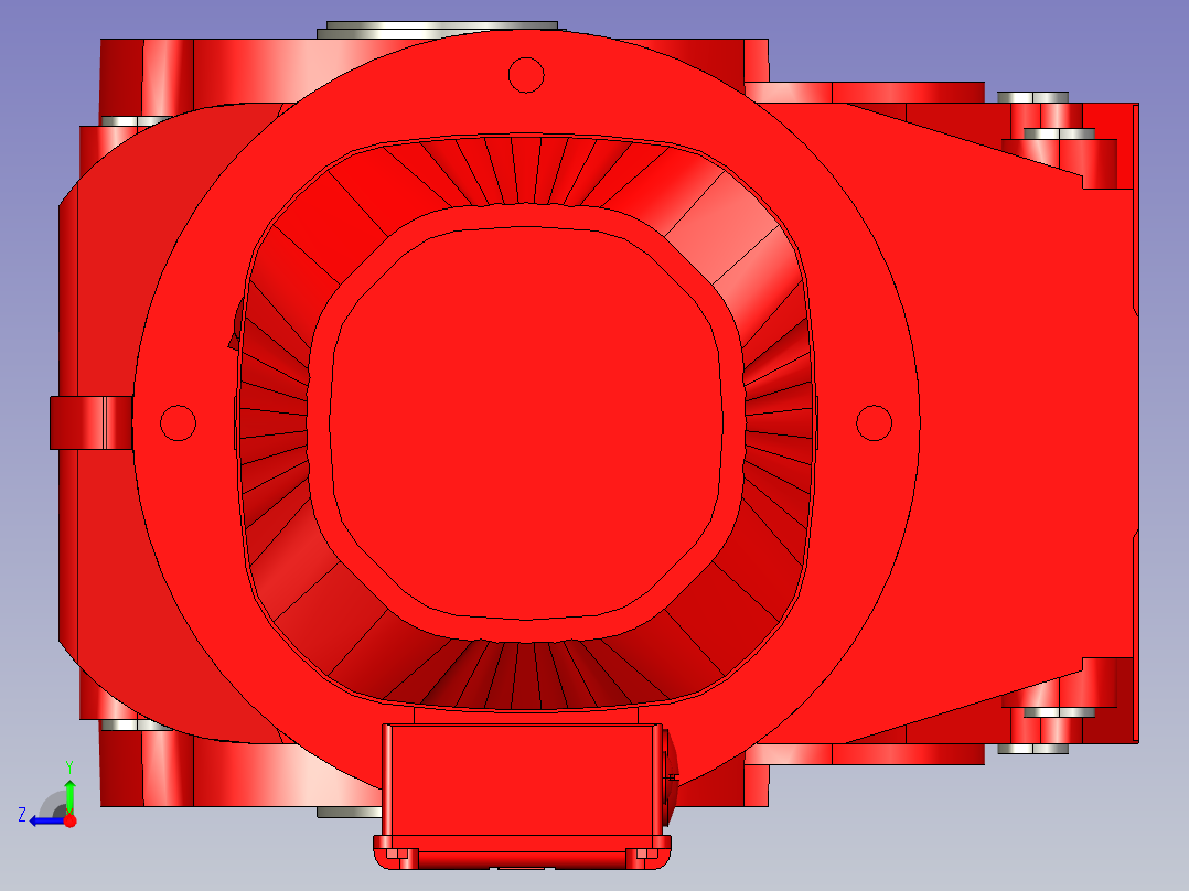 减速器 - KA97 DRN132SP4右视图
