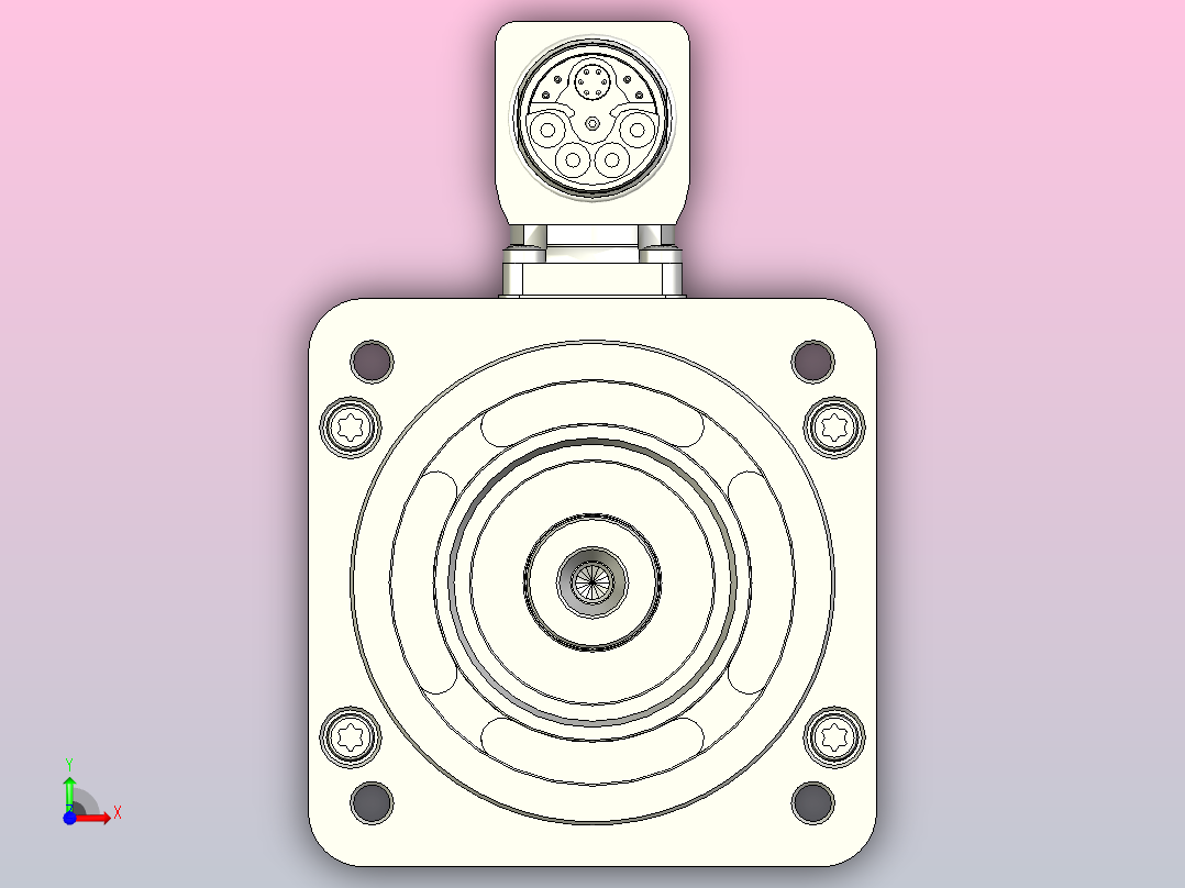 FESTO伺服马达EMMT-AS-80-L-HS-RMB---high前视图