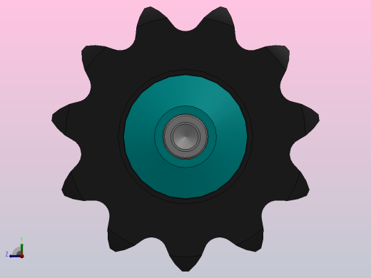 3211／3221系列 钢制单／双链积放辊筒[3.211.JHA.ACC-W=200]前视缩略图