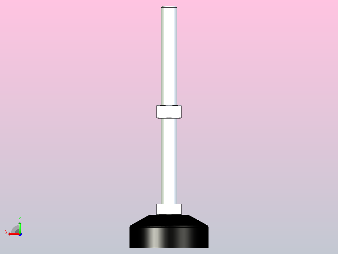 脚杯WAL22-D60-M12-L150后视图