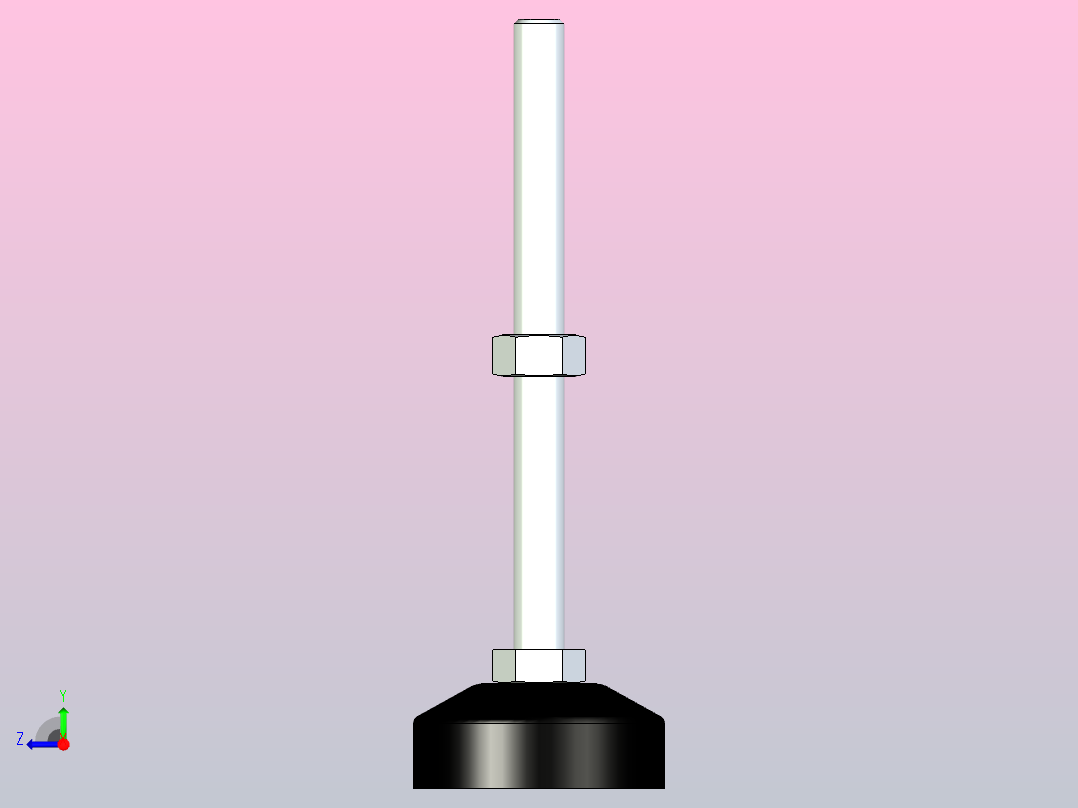 脚杯WAL22-D60-M12-L150右视图