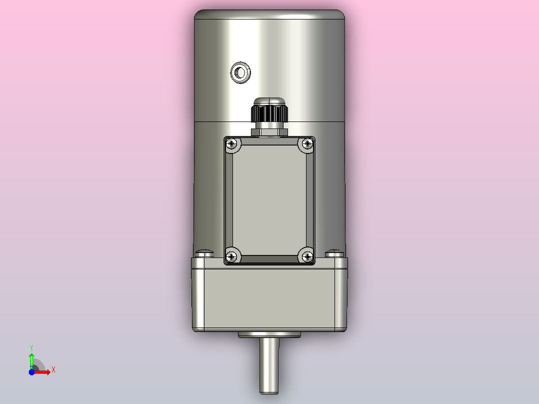 交流减速机4RK25GN-CMT(4GN3K-18K)前视图
