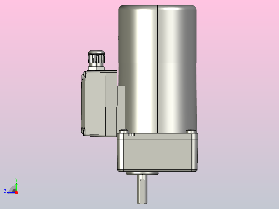 交流减速机4RK25GN-CMT(4GN3K-18K)右视图