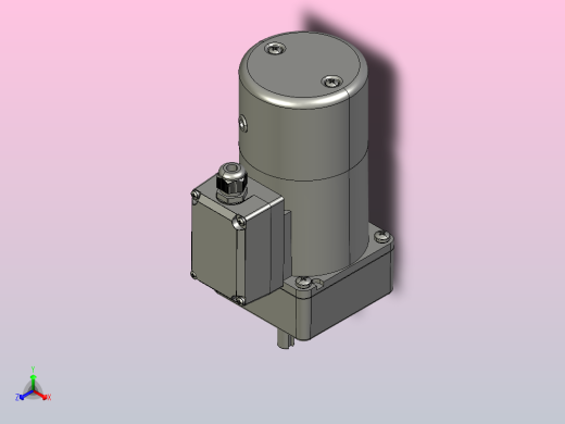 交流减速机4RK25GN-CMT(4GN3K-18K)正等轴测缩略图