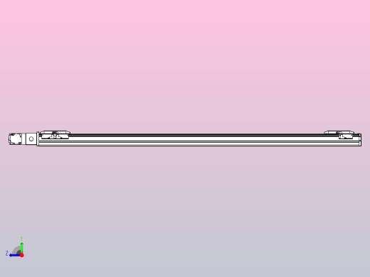 皮带直线轴双滑块型TPA-GCBS-50-P42-L475-QL-M10-N3右视缩略图