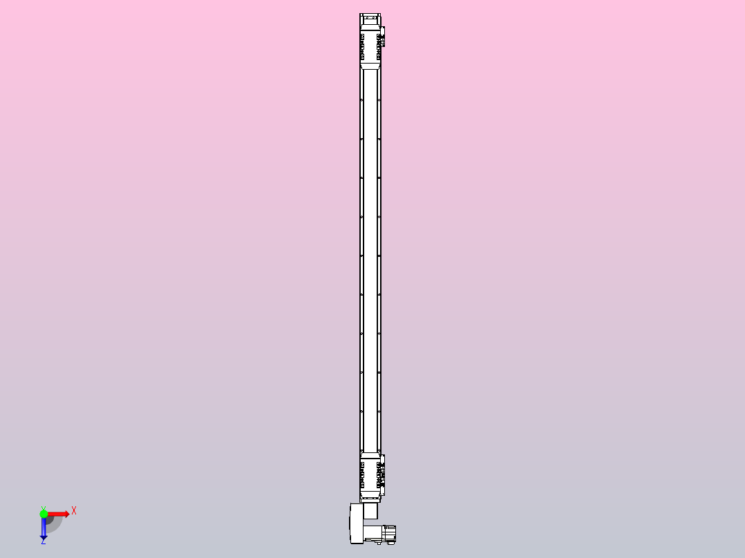 皮带直线轴双滑块型TPA-GCBS-50-P42-L475-QL-M10-N3俯视图