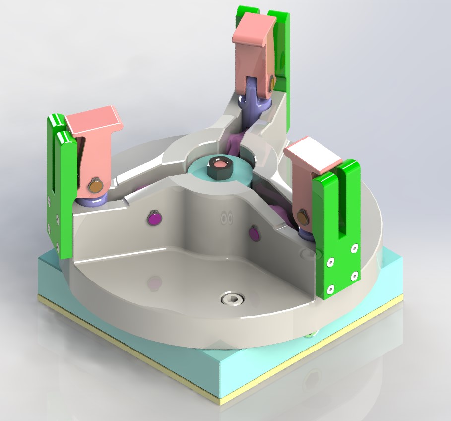 夹具-784-卡盘3D数模图纸 STEP IGS格式