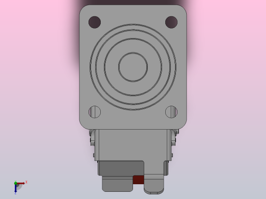 Z13-01B-150-(412R)重型轮[Z13-01B-100-412R]脚轮俯视缩略图