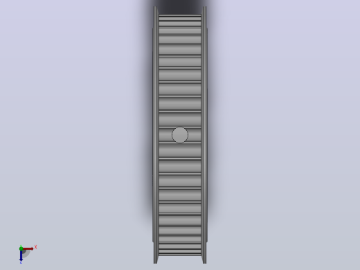 带顶丝圆孔标准型圆弧形齿同步带轮5GT型_S5GTHT-48-12-dt20-A俯视缩略图
