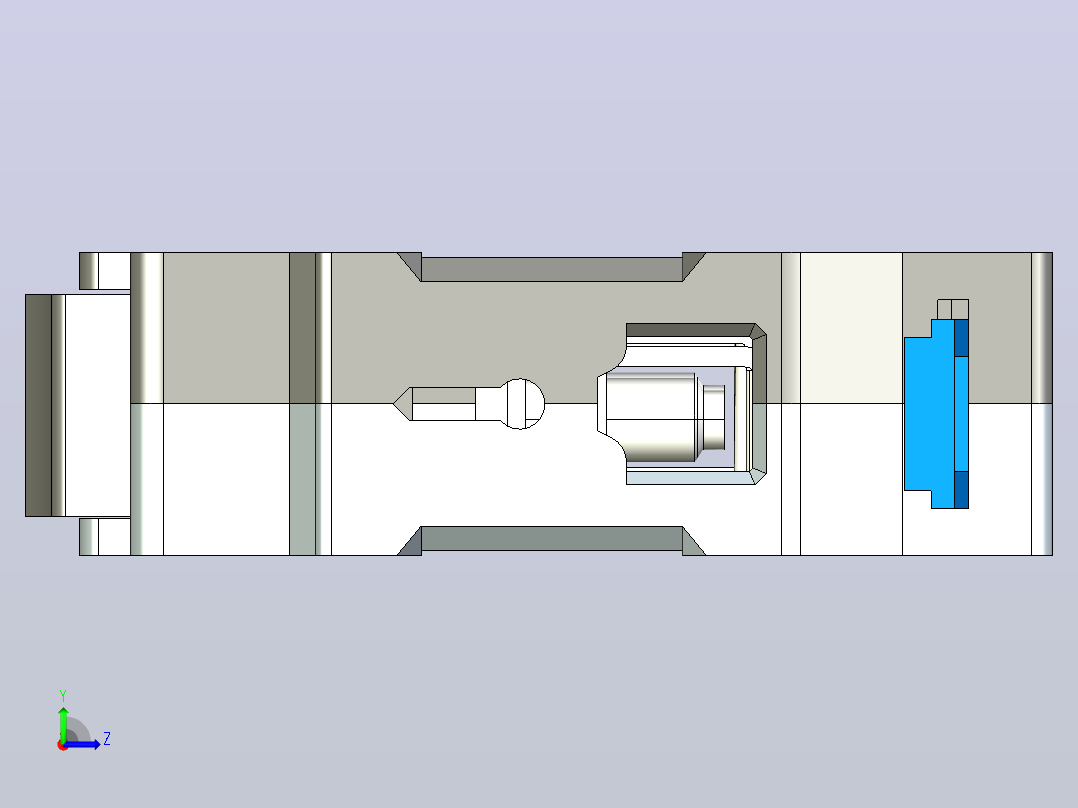 RT28N-32X 1P熔断器支持件-底座三维模型 202011左视图