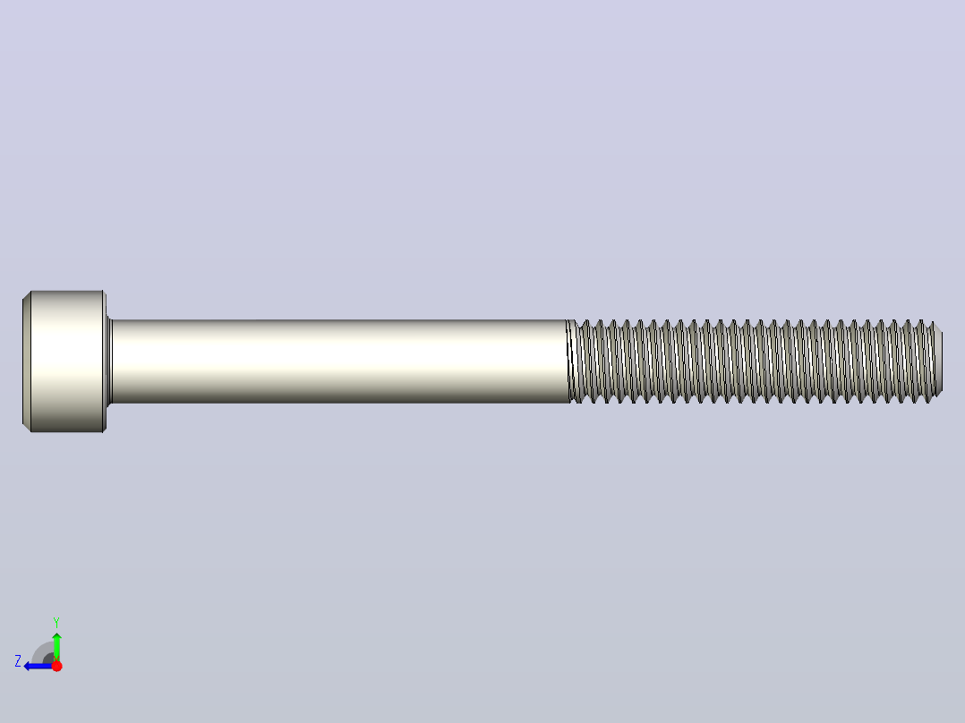 DIN_EN_ISO_4762_M5x50.ipt内六角螺钉右视图