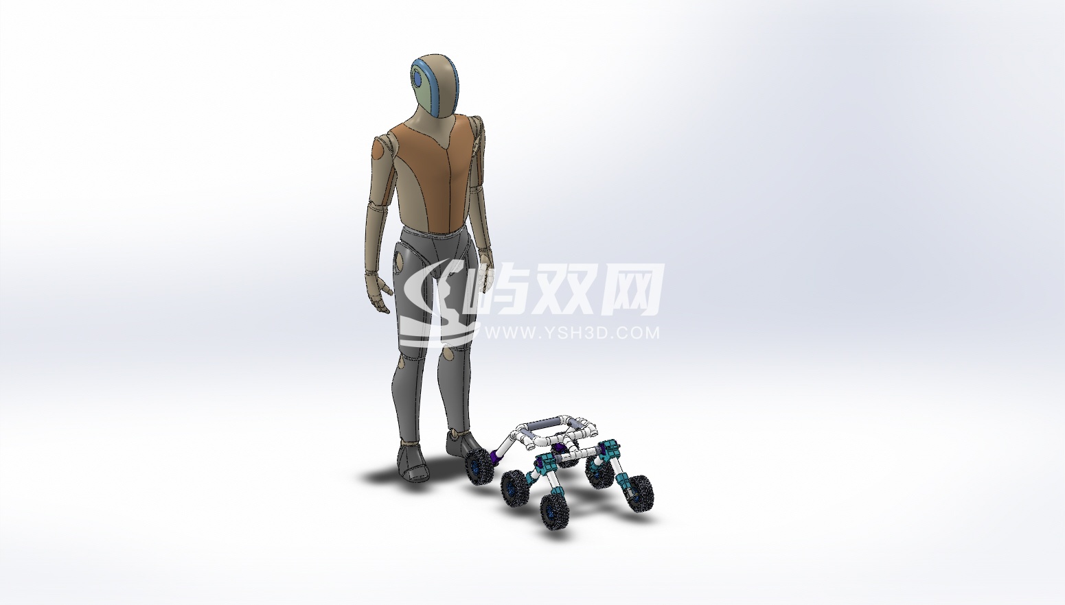 六轮小车结构