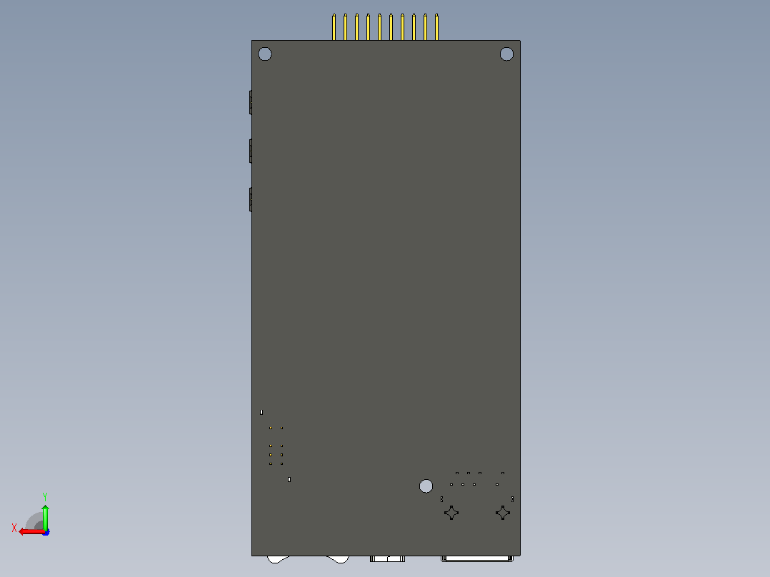Silabs-BRD4001A与BRD8010A-18后视图