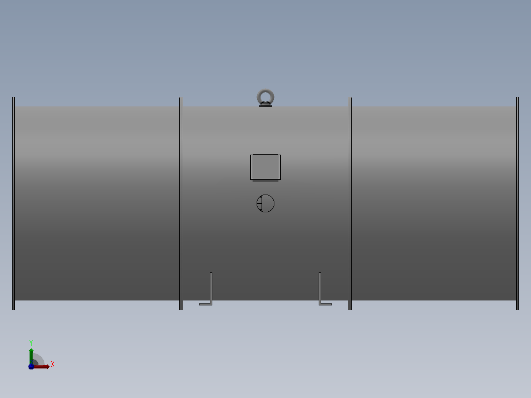 HTF-BX2型 轴流风机[HTF-BX2-9]前视图