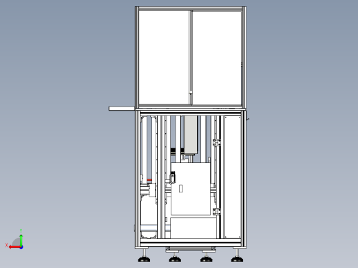 背板字体视觉检测设备 step后视缩略图