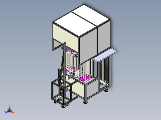 背板字体视觉检测设备 step正等轴测缩略图