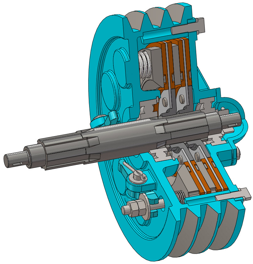 拖拉机多板离合器