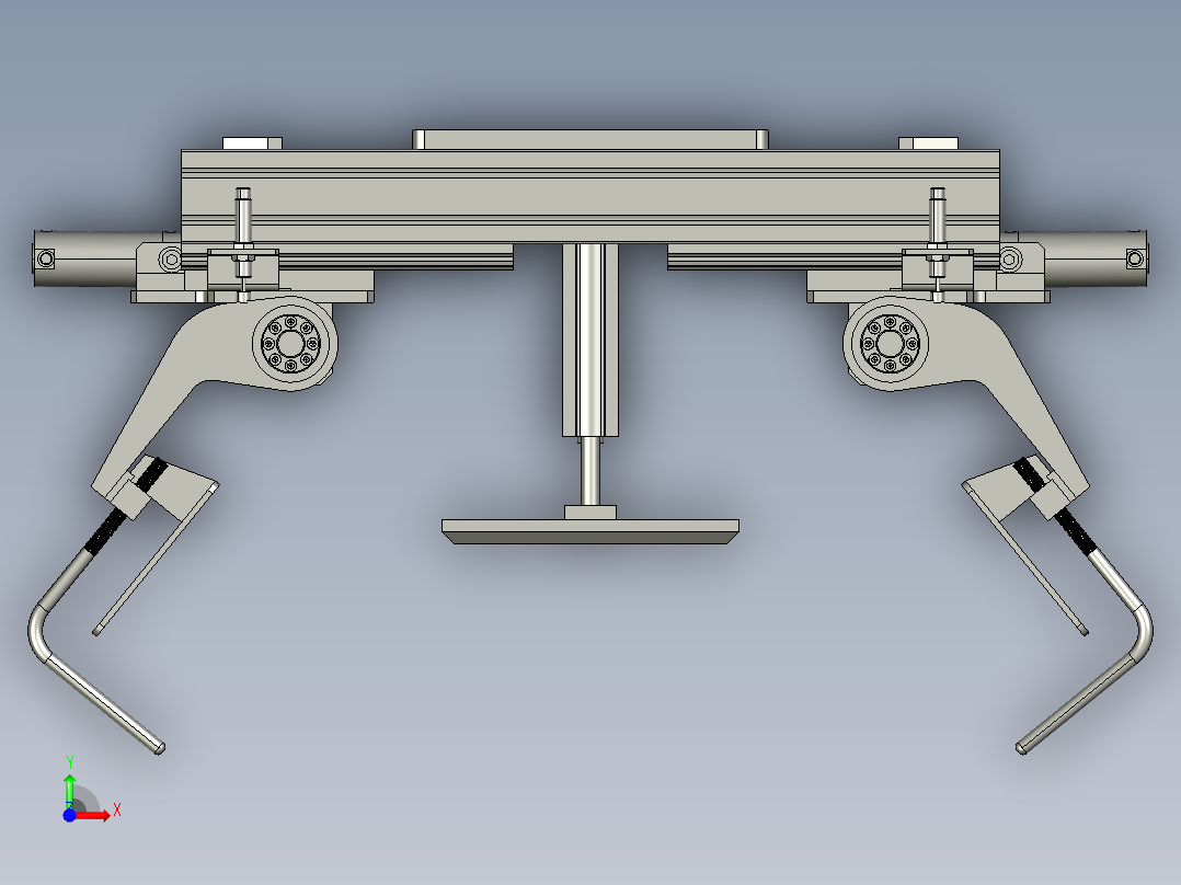 欧陶单抓具前视图
