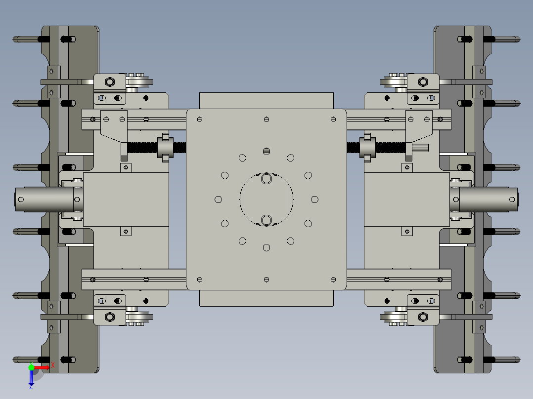 欧陶单抓具俯视图