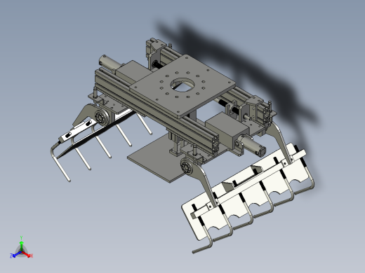 欧陶单抓具正等轴测缩略图
