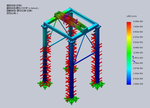 垂直式垃圾压缩中转站3d图纸 焊接框架分析+说明垃圾处理3d模型缩略图