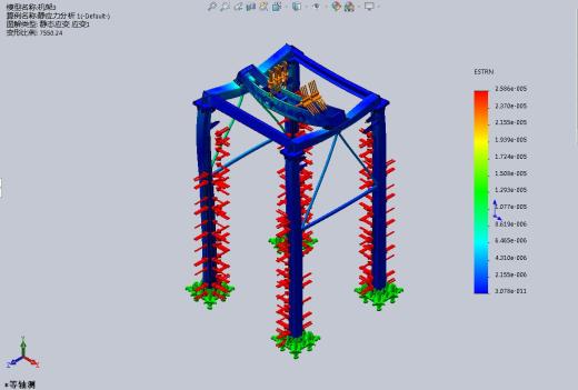 垂直式垃圾压缩中转站3d图纸 焊接框架分析+说明垃圾处理3d模型缩略图