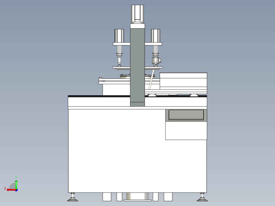 制造层压板的设计装置后视图