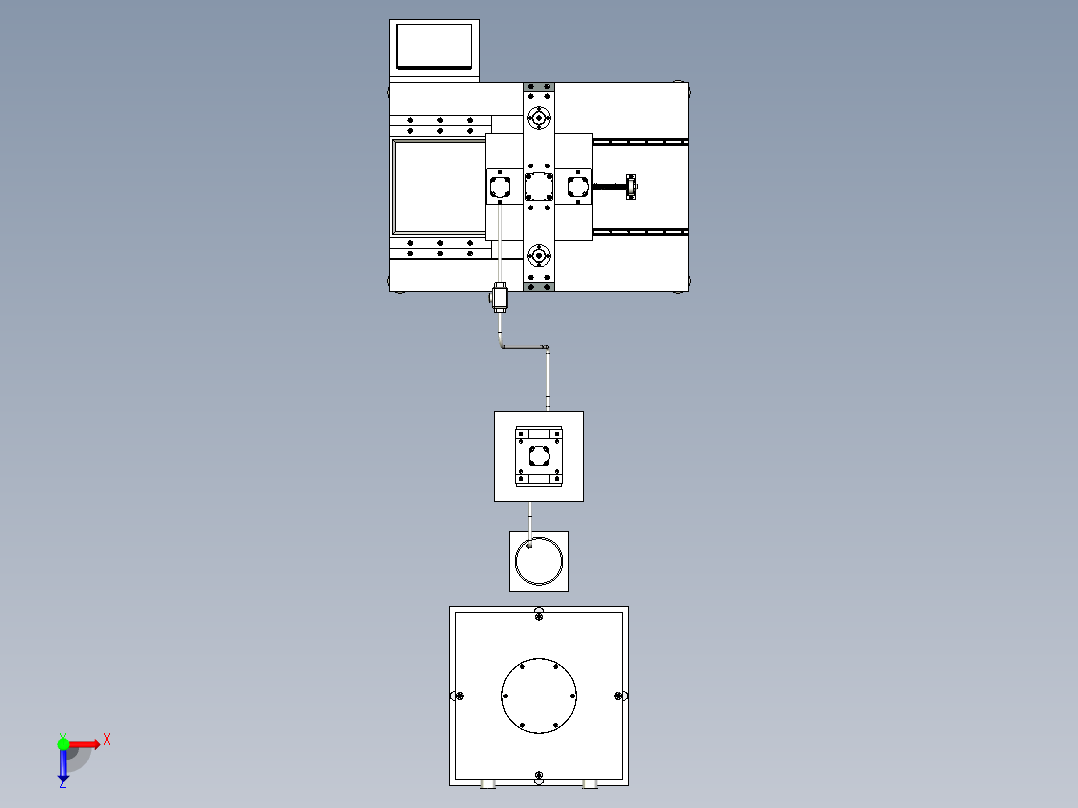 制造层压板的设计装置俯视图