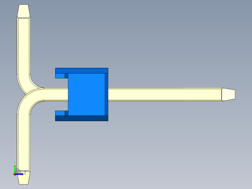 彩色公排针 100mil 2.54mm 系列-DS1022_blue_06p_100mil_Type_SMT_R2_rev1.0左视缩略图