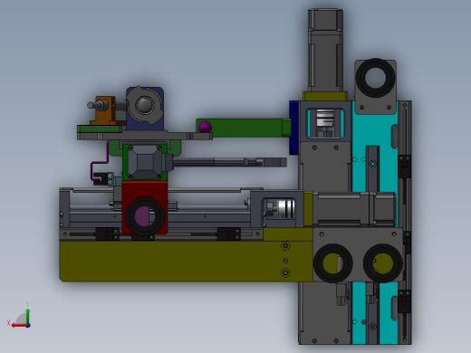 悬臂三轴点胶机后视缩略图