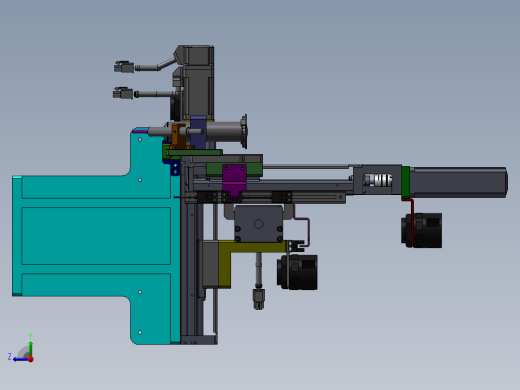 悬臂三轴点胶机右视缩略图