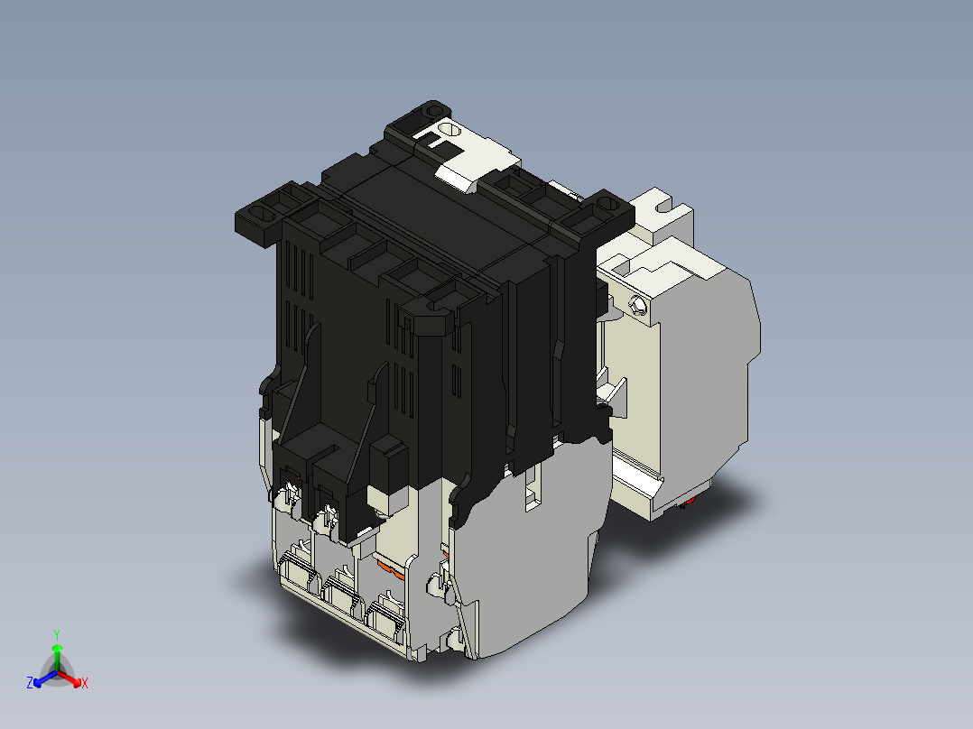继电器1 (32)正等轴测图